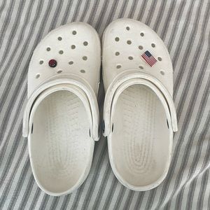 White Classic Clot Croc